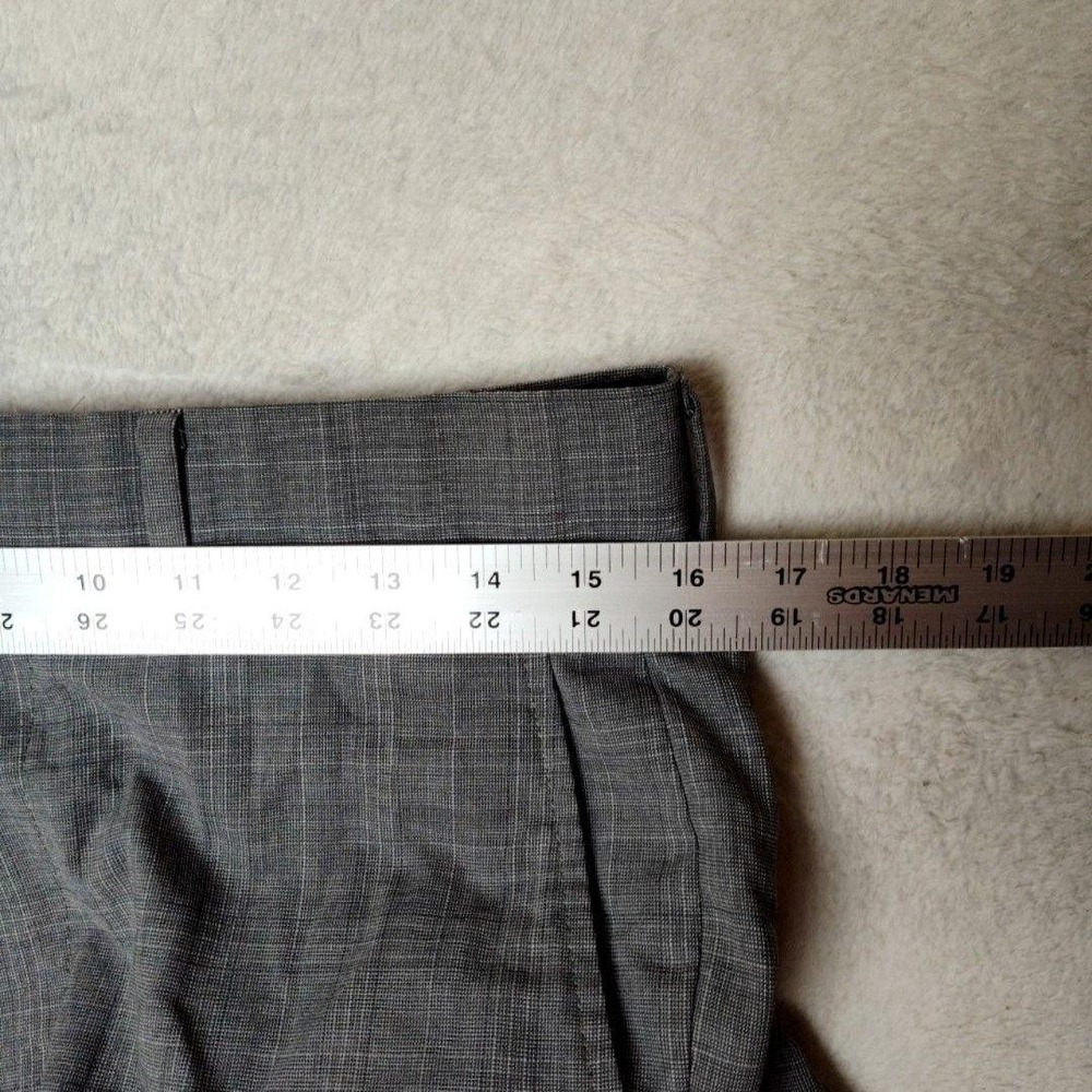 Brooks Brothers Pants Mens 32x28 Gray Plaid Reda Wool BrooksCool Regent Suit - Picture 12 of 14
